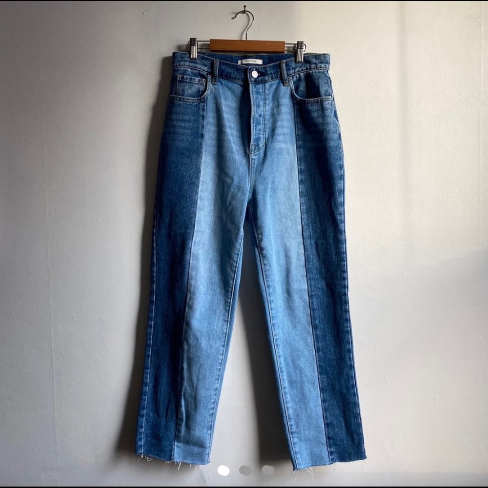 PacSun two toned button fly jeans size 28